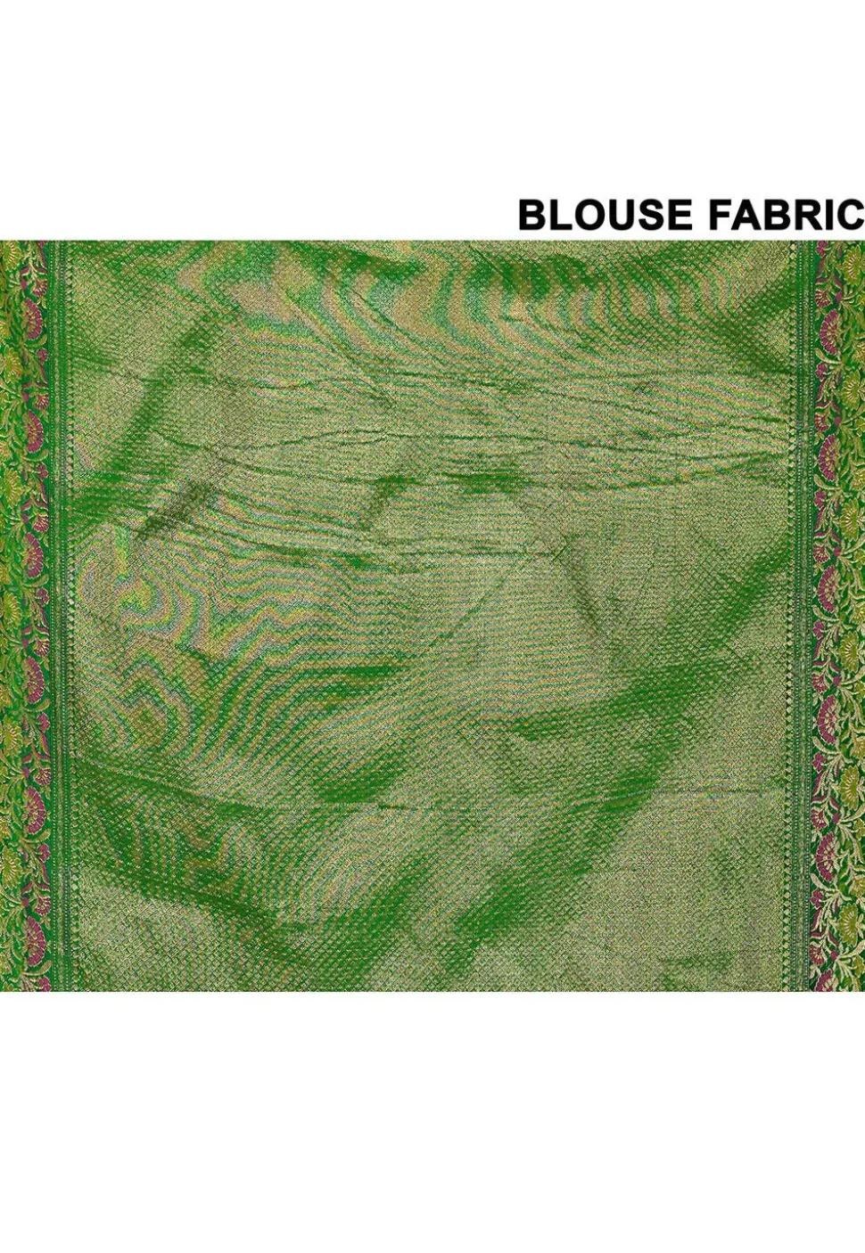Banarasi Silk Saree in Olive Green
