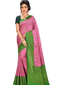 Banarasi Silk Saree in Pink