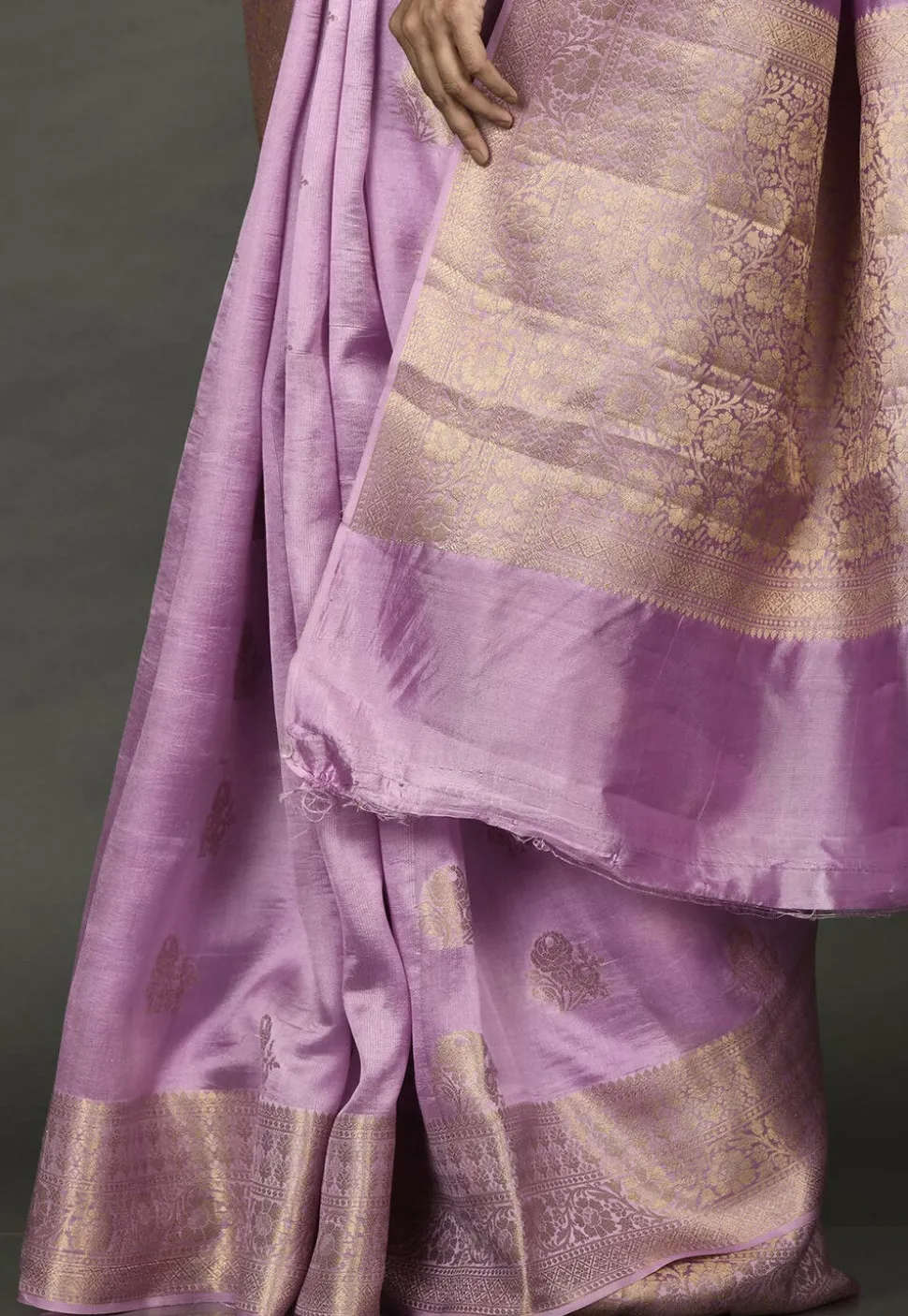 Banarasi Silk Saree in Purple