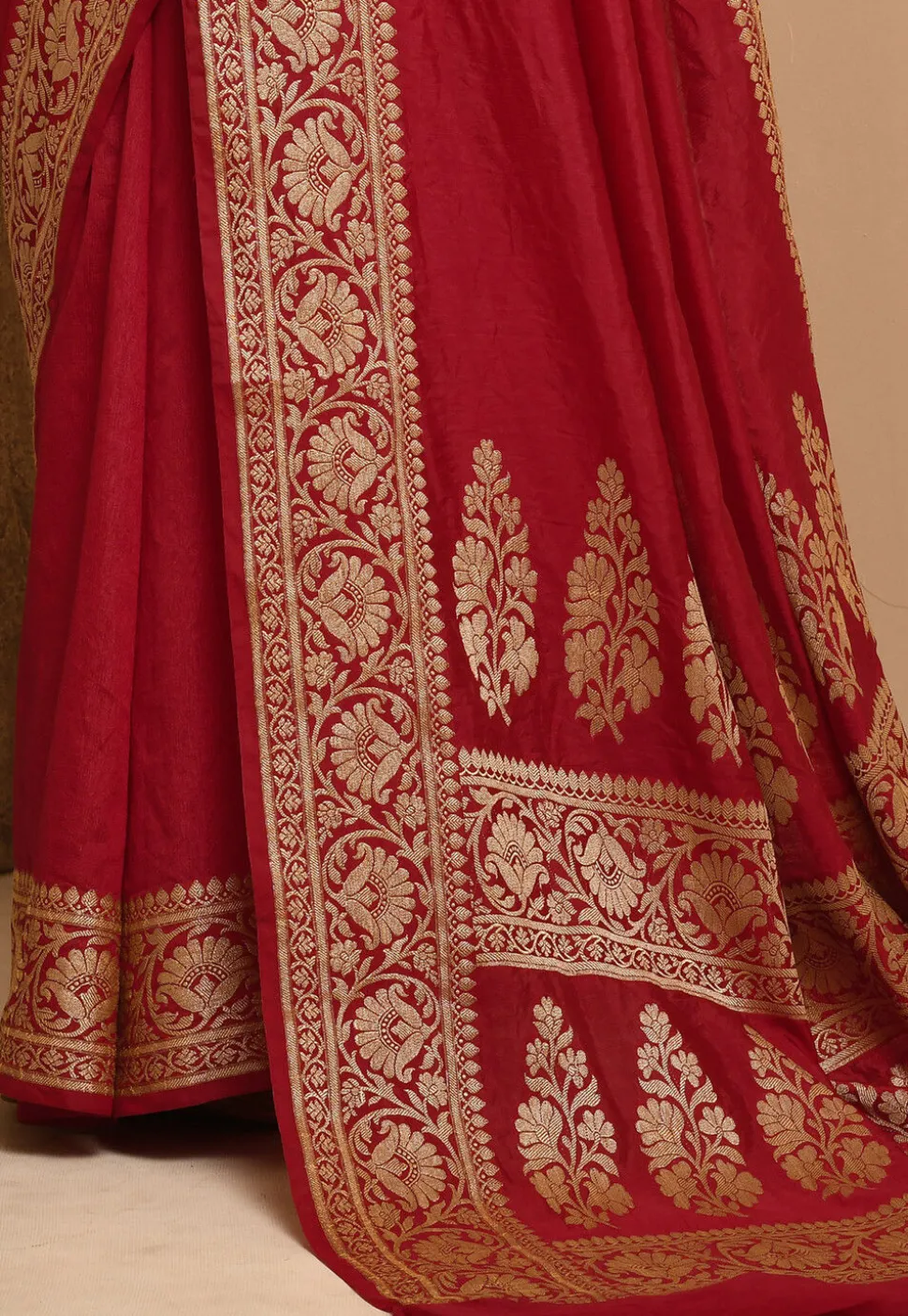 Banarasi Silk Saree in Red