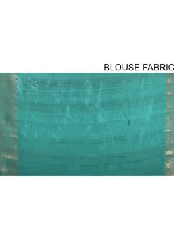 Banarasi Silk Saree in Teal Blue