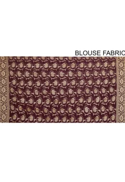 Banarasi Silk Saree in Wine