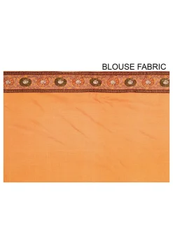 Banarasi Tussar Silk Saree in Mustard