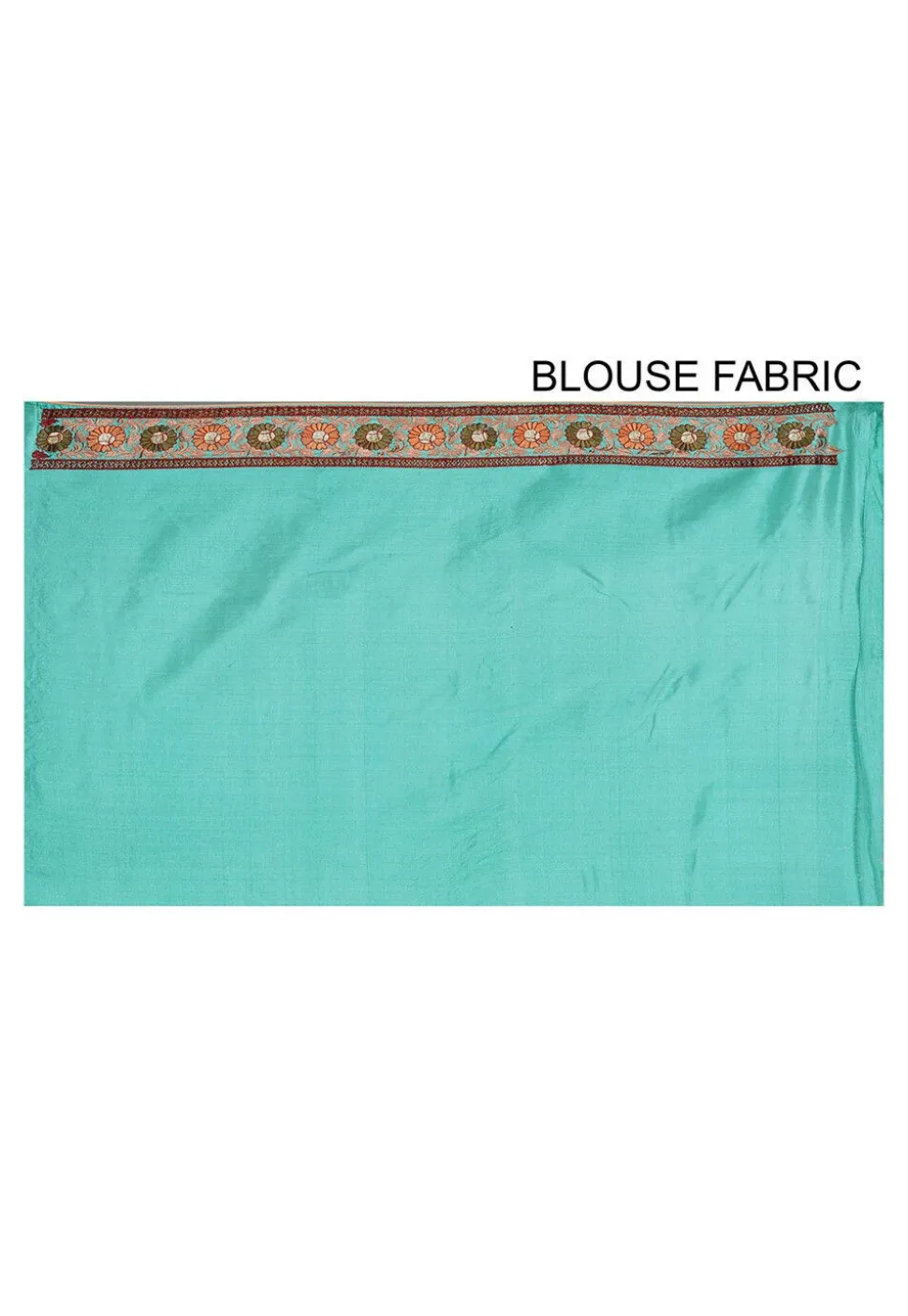 Banarasi Tussar Silk Saree in Turquoise
