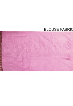 Banarasi Tussar Silk Saree in Pink