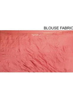 Banarasi Tussar Silk Saree in Peach