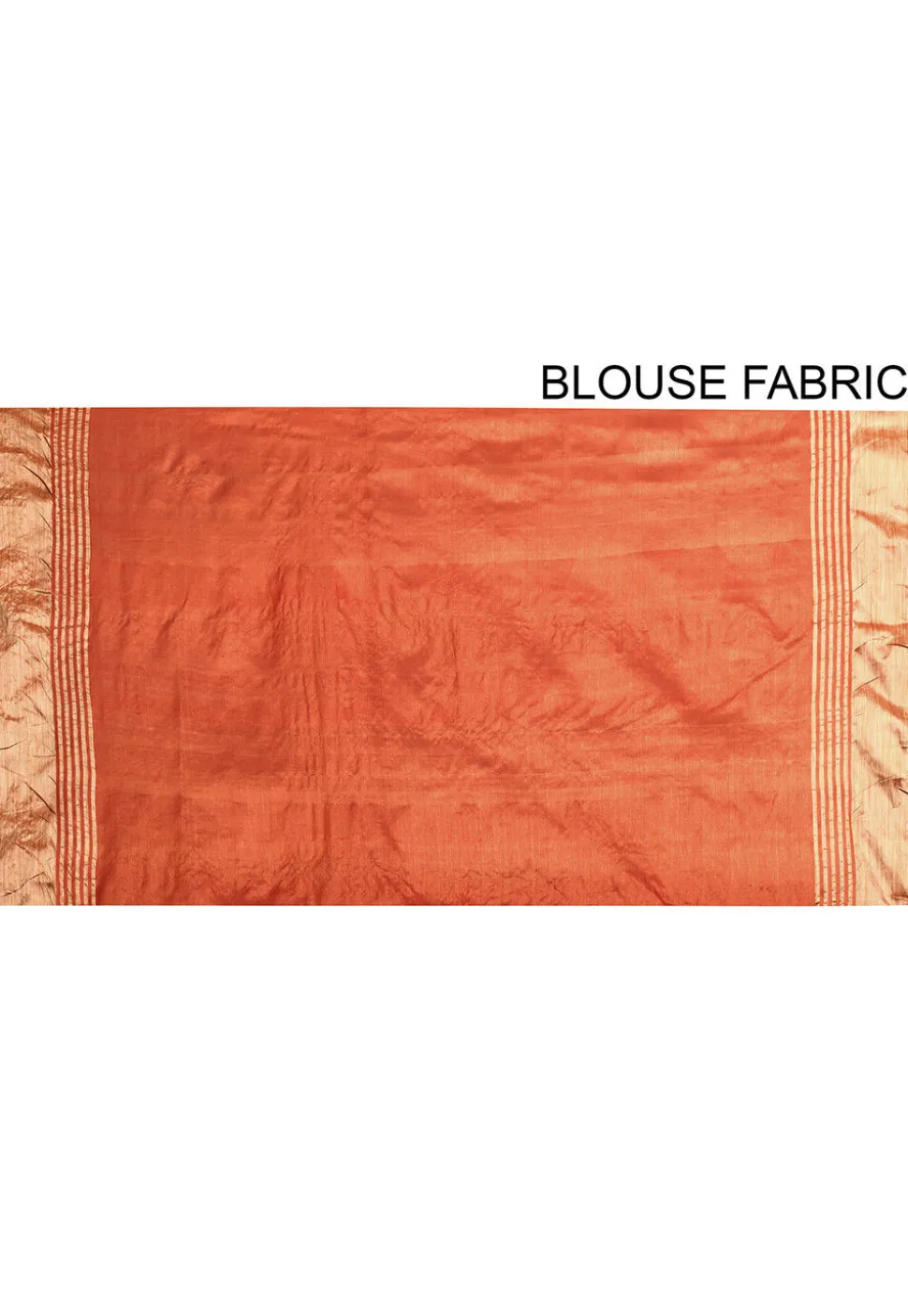 Banarasi Tussar Silk Saree in Orange