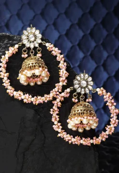 Beaded Chandbali Earrings