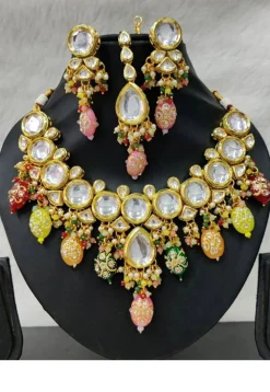 Beaded Choker Necklace Set
