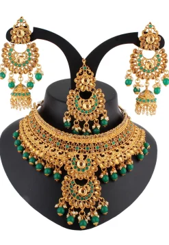 Beaded Choker Necklace Set