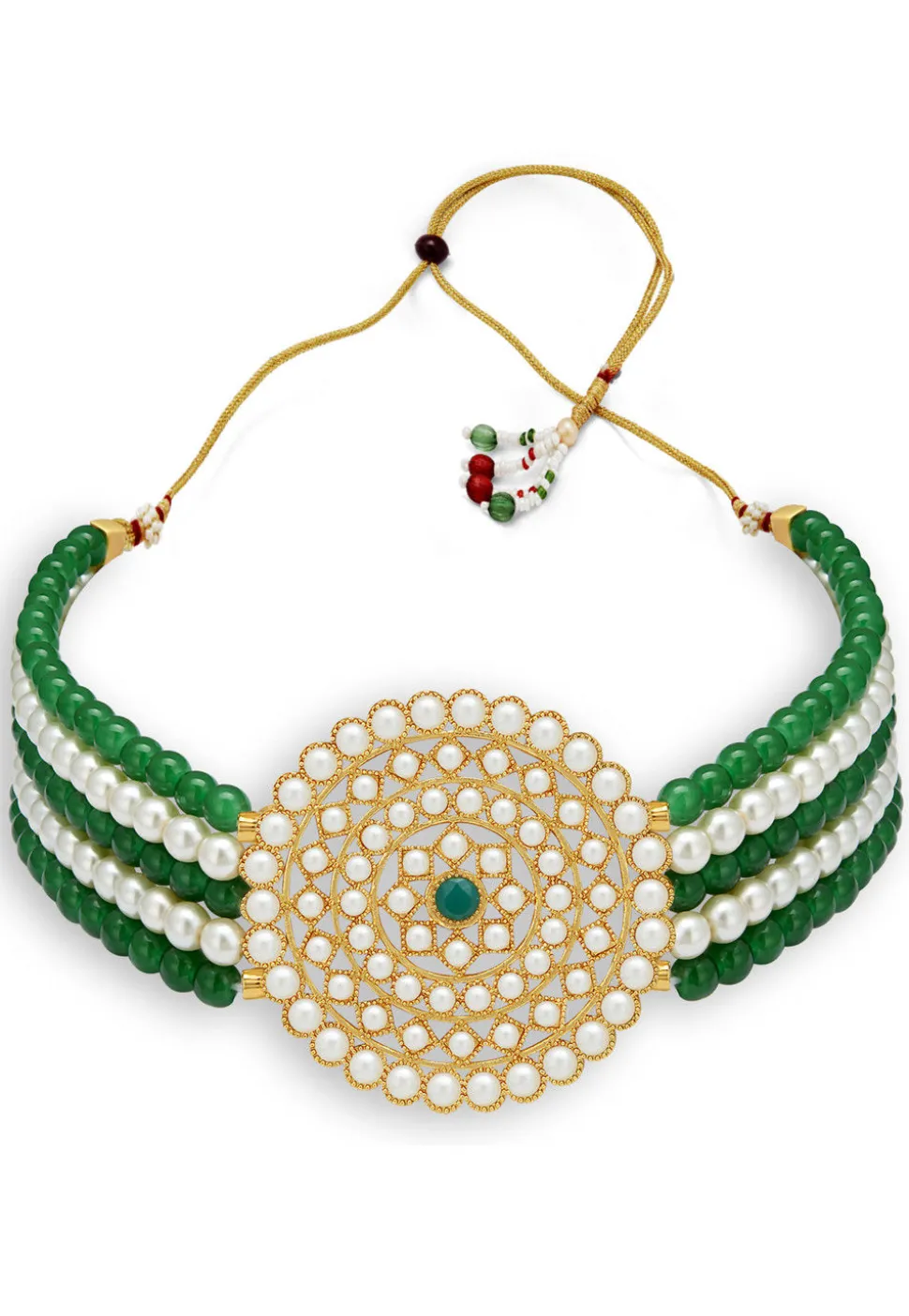 Beaded Choker Necklace Set