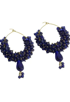 Beaded Hoop Earring