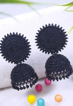 Beaded Jhumka Style Earrings