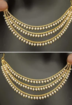 Beaded Layered Ear Chain