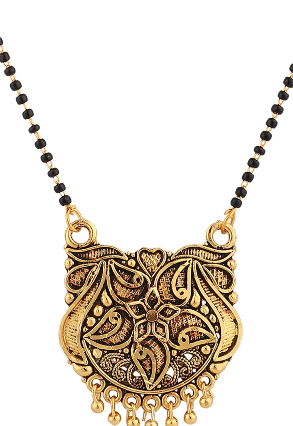 Beaded Oxidised Mangalsutra