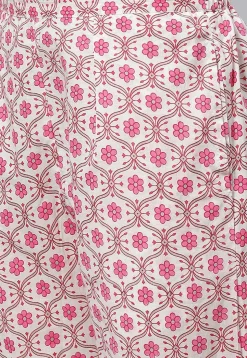 Block Printed Pure Cotton Pakistani Suit in Peach