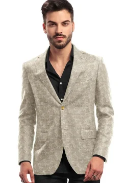 Brocade Blazer in Off White