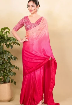 Brocade Blouse in Pink