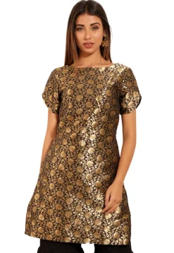 Brocade Kurti in Black