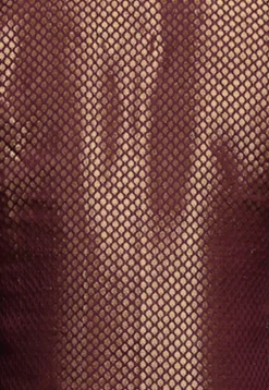 Brocade Nehru Jacket in Wine