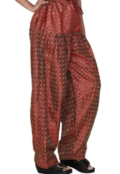 Brocade Salwar in Maroon