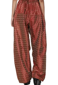 Brocade Salwar in Maroon