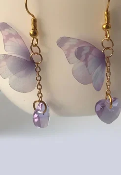 Butterfly Style Beaded Earring