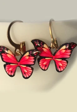 Butterfly Style Painted Earring