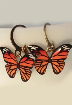 Butterfly Style Painted Earring