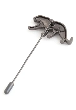 Calm Chetaah Metallic Lapel Pin