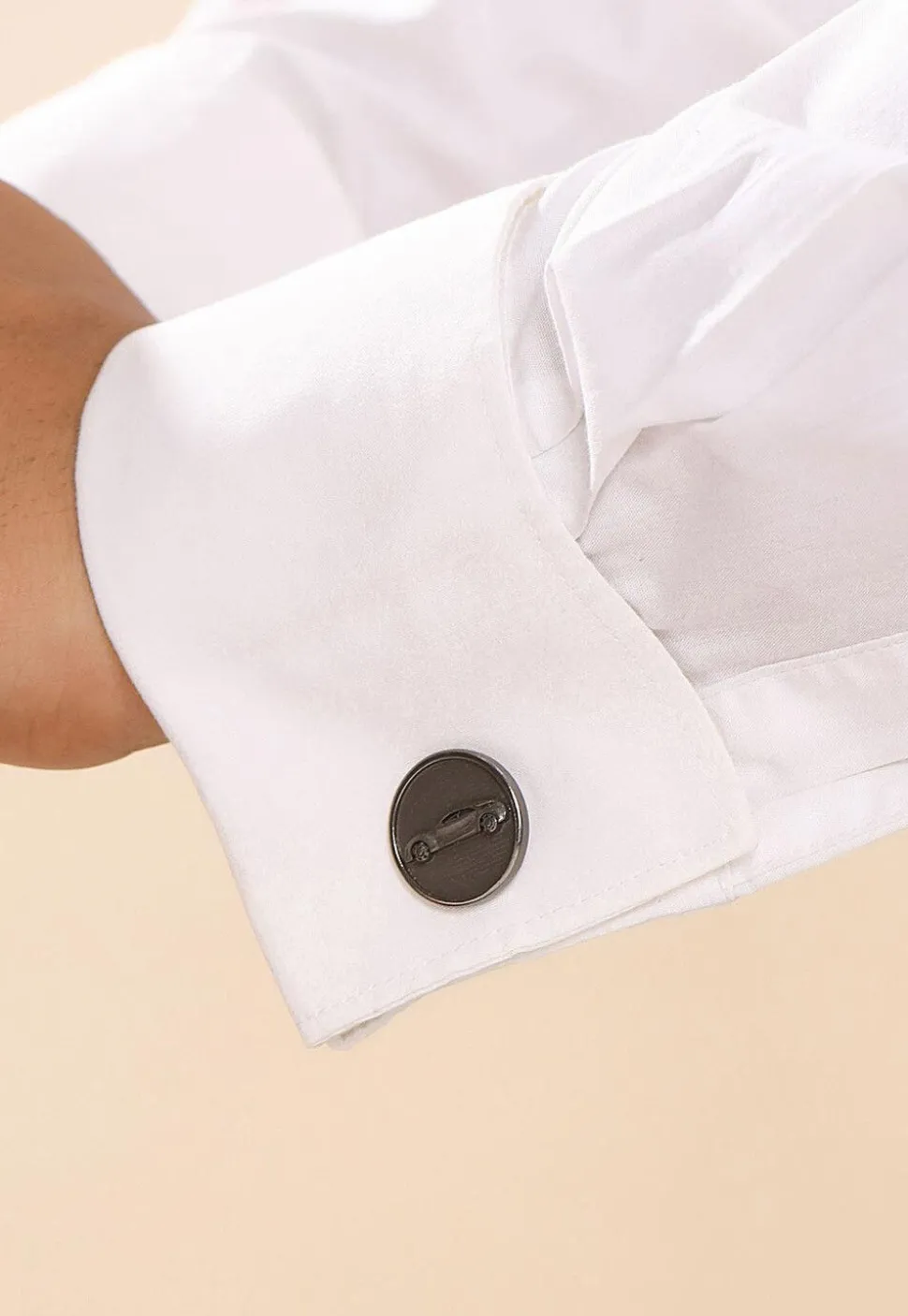 Car Power Metallic Cufflink Pair