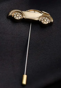 Car Power Metallic Lapel Pin