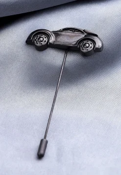 Car Power Metallic Lapel Pin