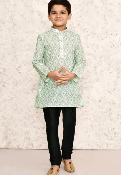 Chikankari Cotton Kurta in Off White