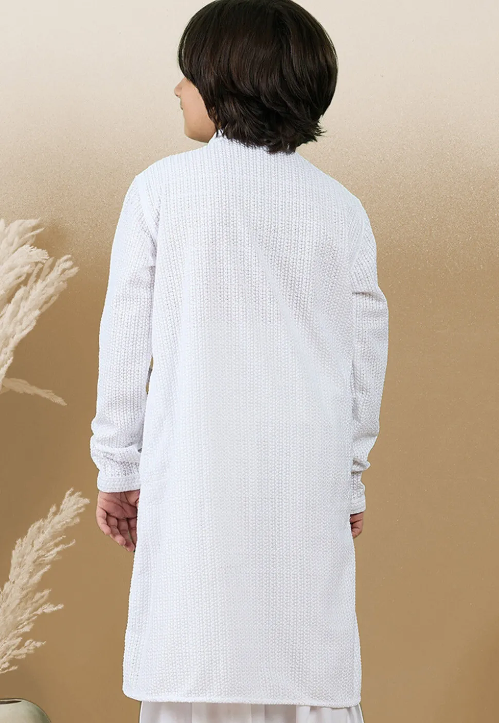 Chikankari Pure Cotton Kurta in White