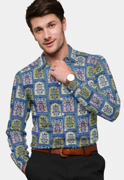 Cotton Shirt in Blue