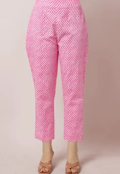 Dabu Printed Pure Cotton Pakistani Suit in Pink