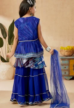 Digital Printed Georgette Pakistani Suit in Multicolor