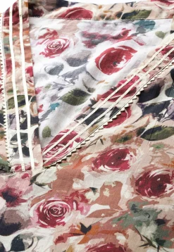 Digital Printed Pure Cotton Straight Kurta Set in Multicolor