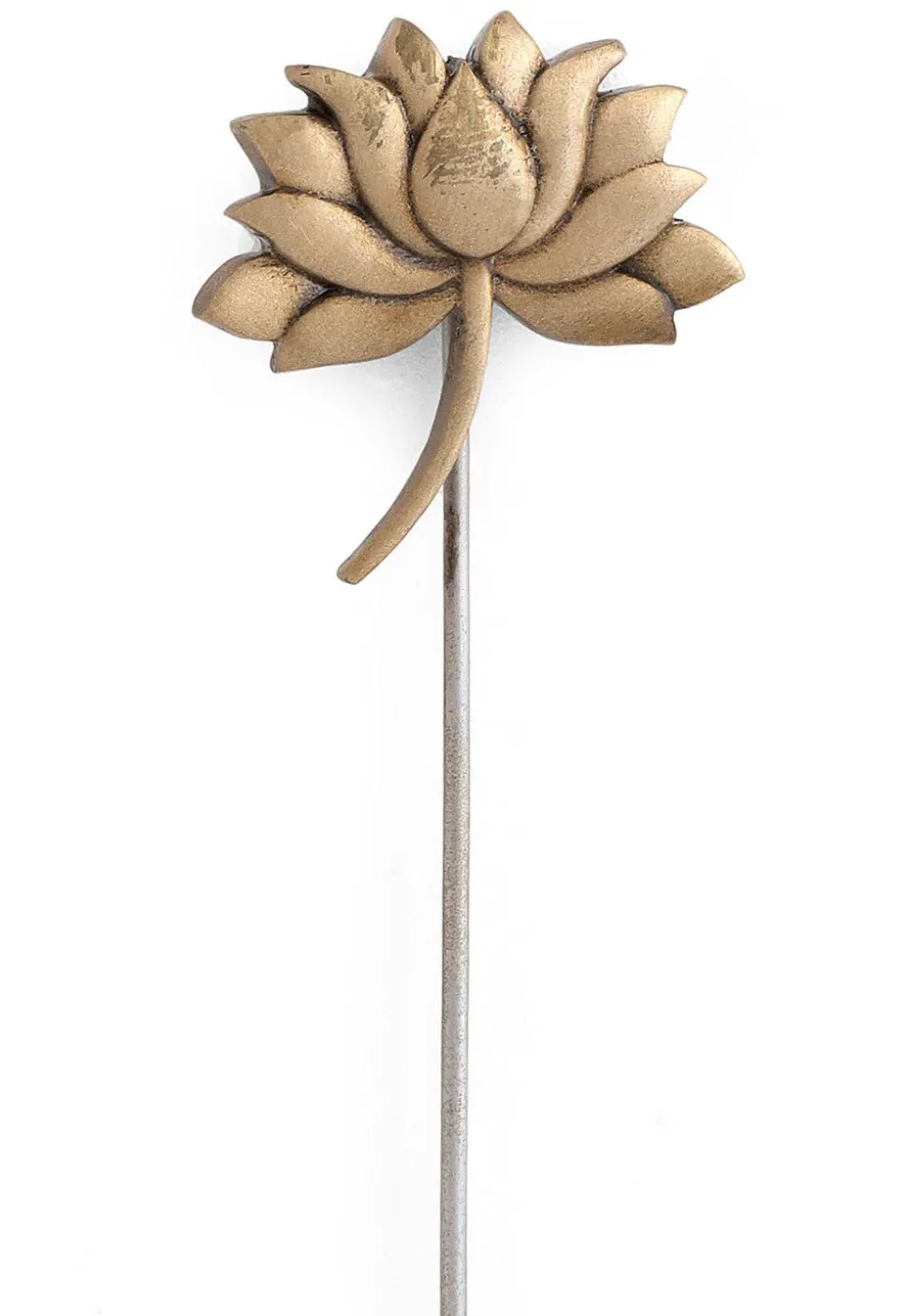 Divine Lotus Metallic Lapel Pin