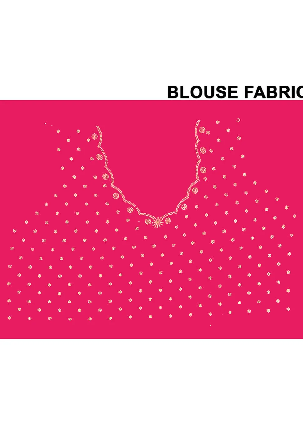 Embellished Chiffon Saree in Fuchsia