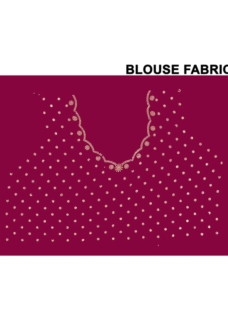 Embellished Chiffon Saree in Purple