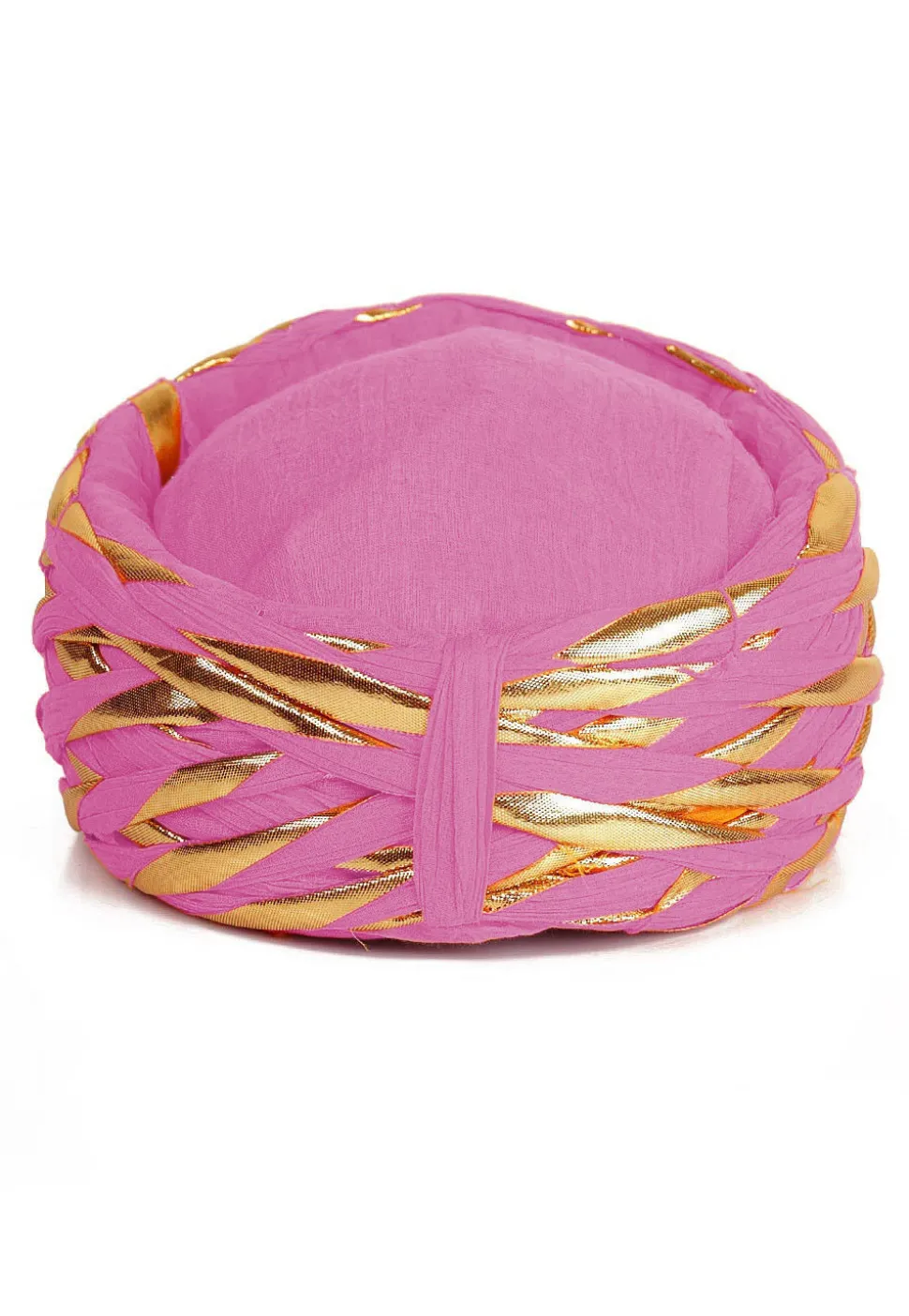 Embellished Cotton Turban in Pink