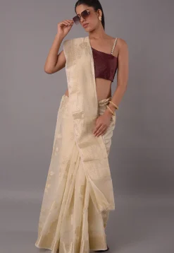 Embellished Crepe Blouse in Wine