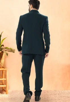 Embellished Terry Rayon Tuxedo in Grey