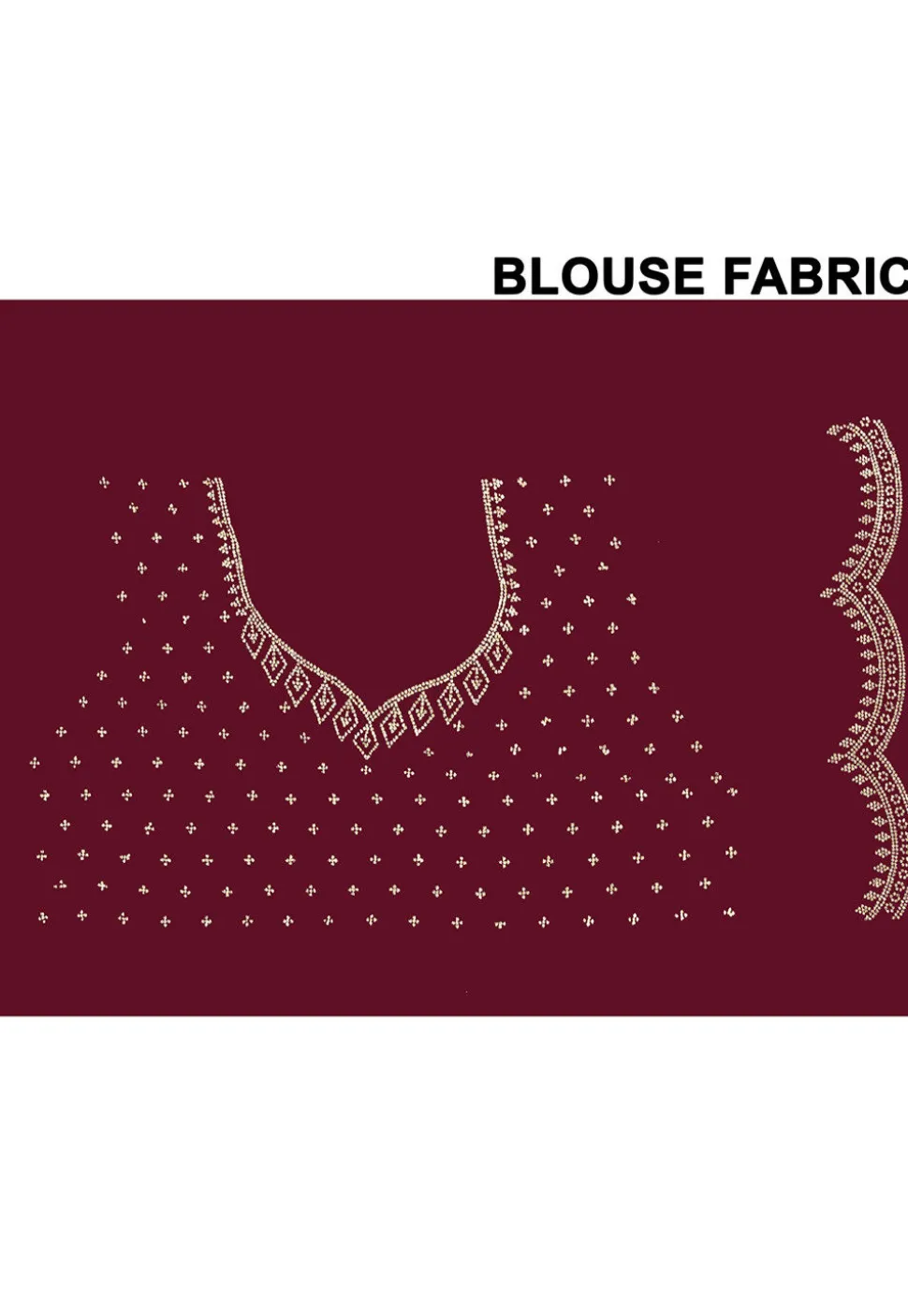 Embroidered Border Art Silk Saree in Maroon