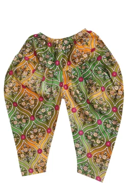 Embroidered Dupion Silk Kurta Set in Purple