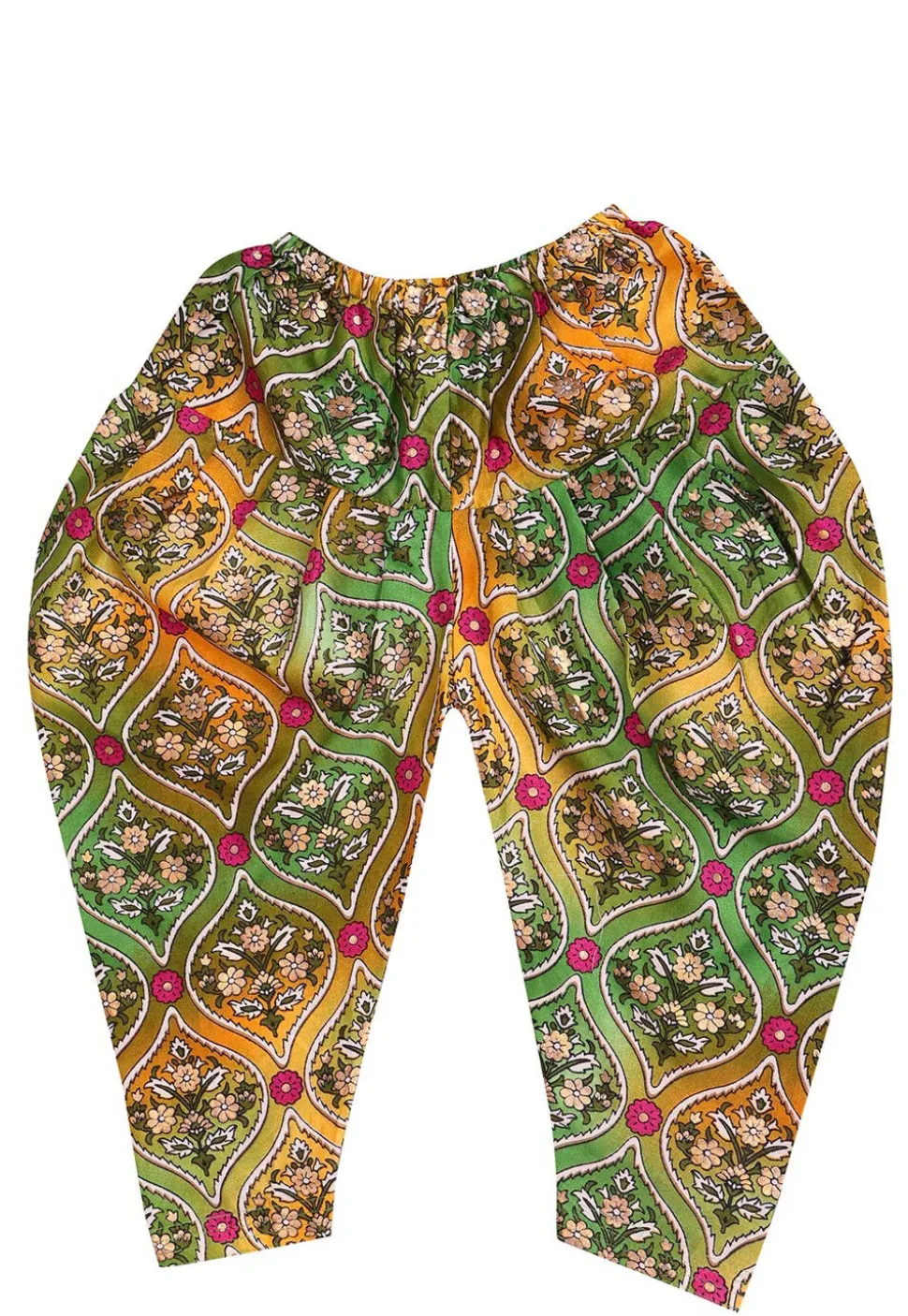 Embroidered Dupion Silk Kurta Set in Purple