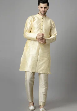 Embroidered Georgette Sherwani in Light Purple
