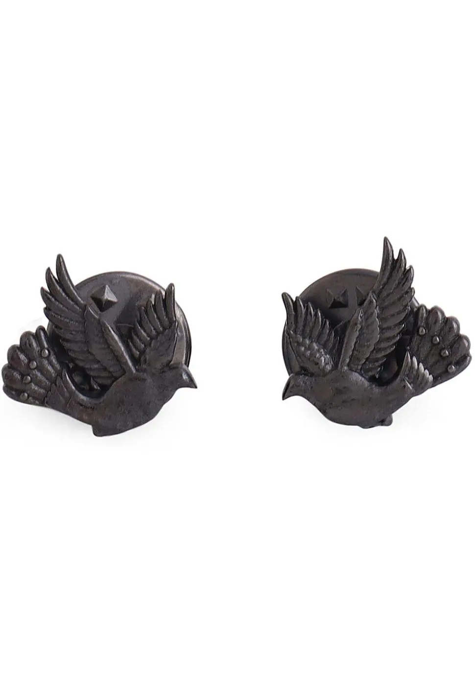Flying Bird Metallic Collar Tips